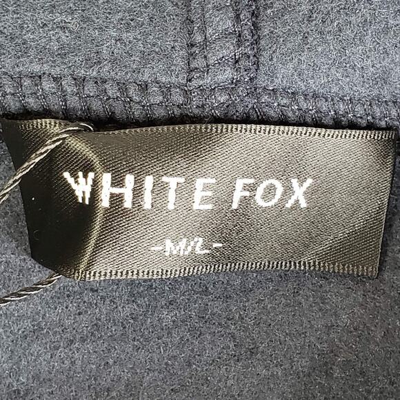 White Fox 11th Street She's So Lucky Oversized Hoodie M/L Leopard Splice New - Picture 9 of 10